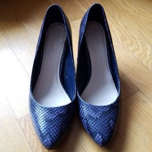 Cole Haan leather Lena Wedges - size 7